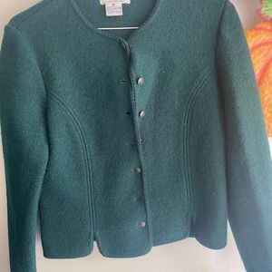 Chic Green Women's Jacket
